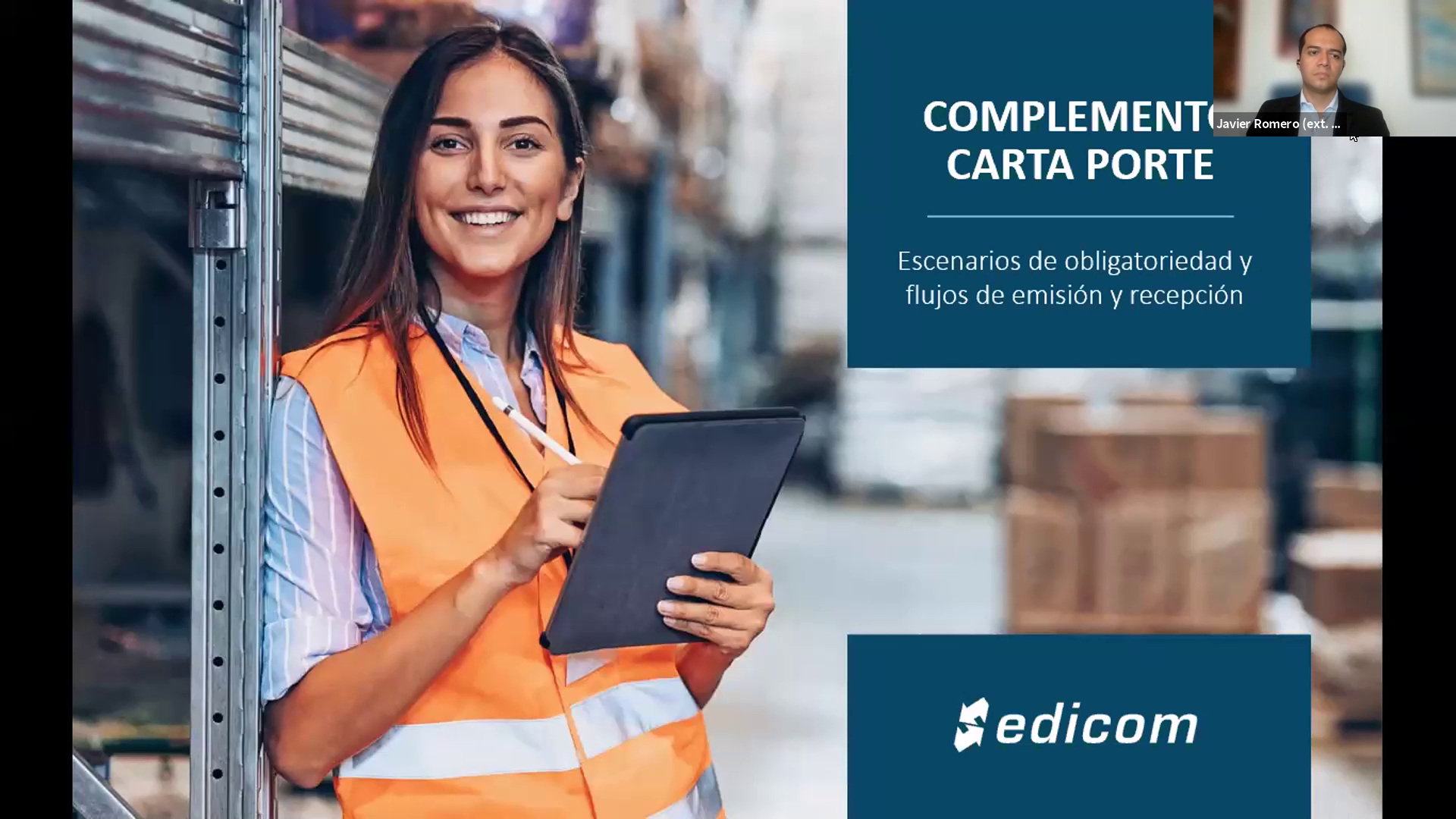 webinar carta porte edicom
